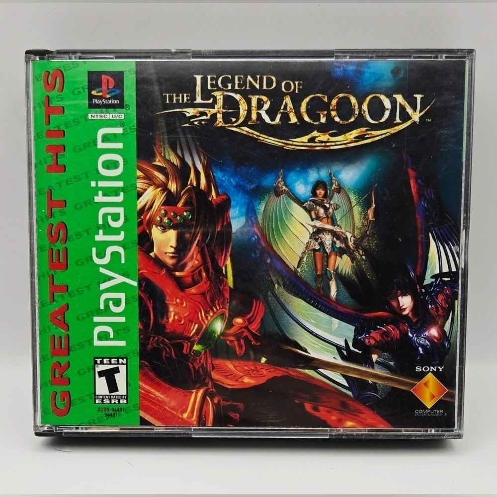 The Legend of Dragoon (PlayStation 1) – Complete 4-Disc Set – Greatest Hits